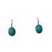 Dangle Earrings Turquoise Women Silver Solid 925 Gemstone Handmade Gift D593
